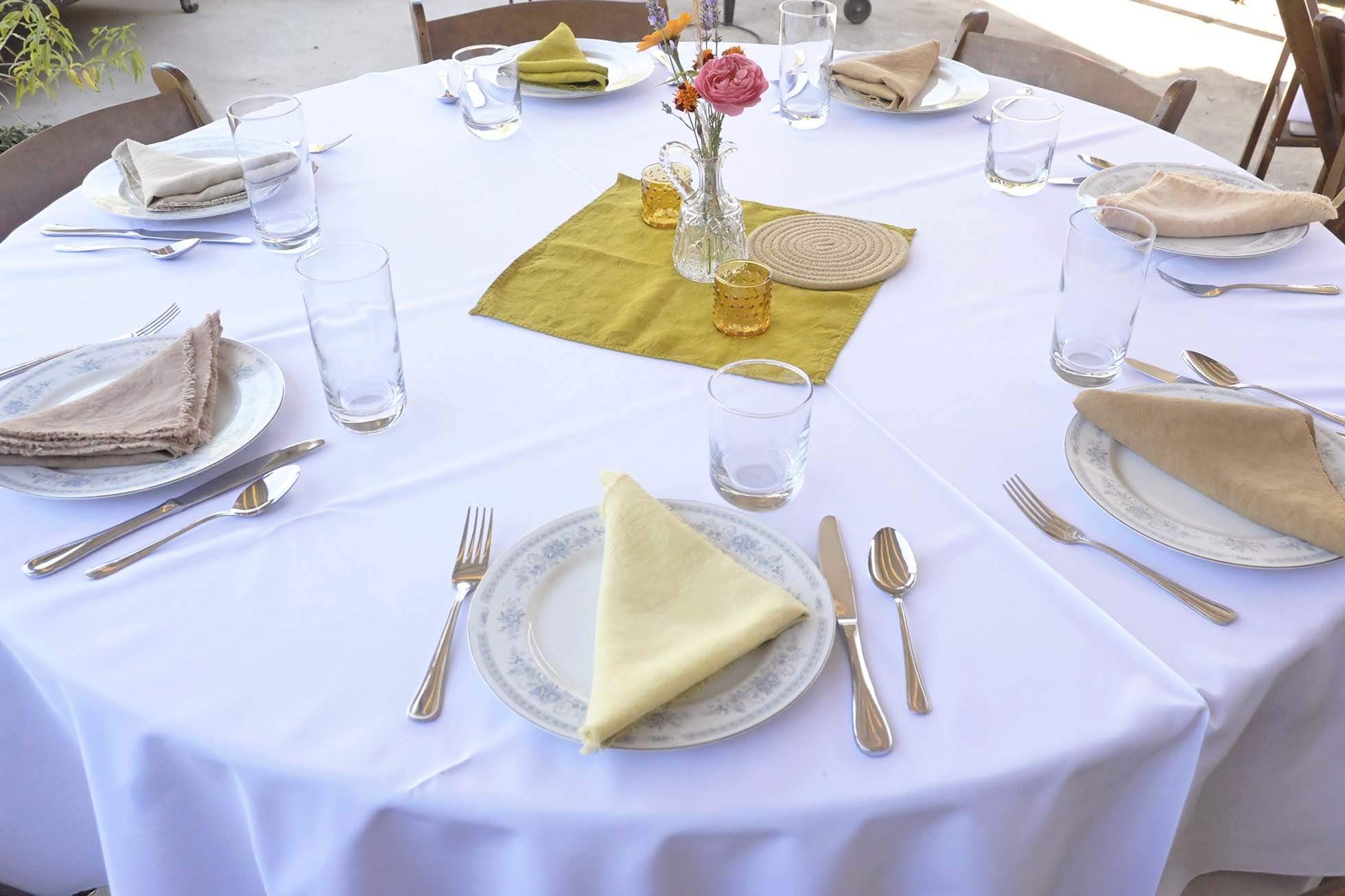 Natural Dyed Linen Napkins Tutorial