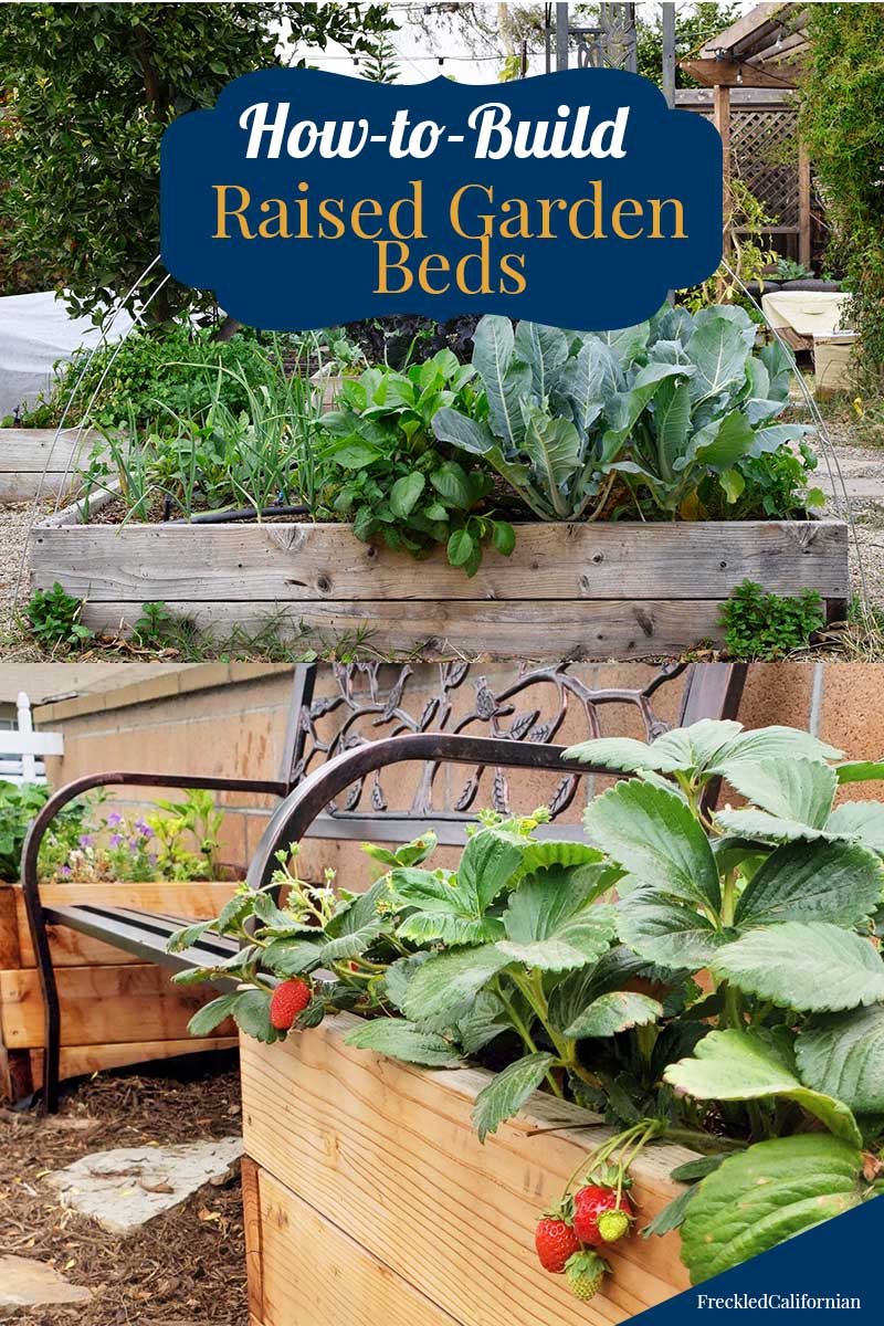How to Build a Wood Raised Bed ~ My checklist & Favorite Tips ...
